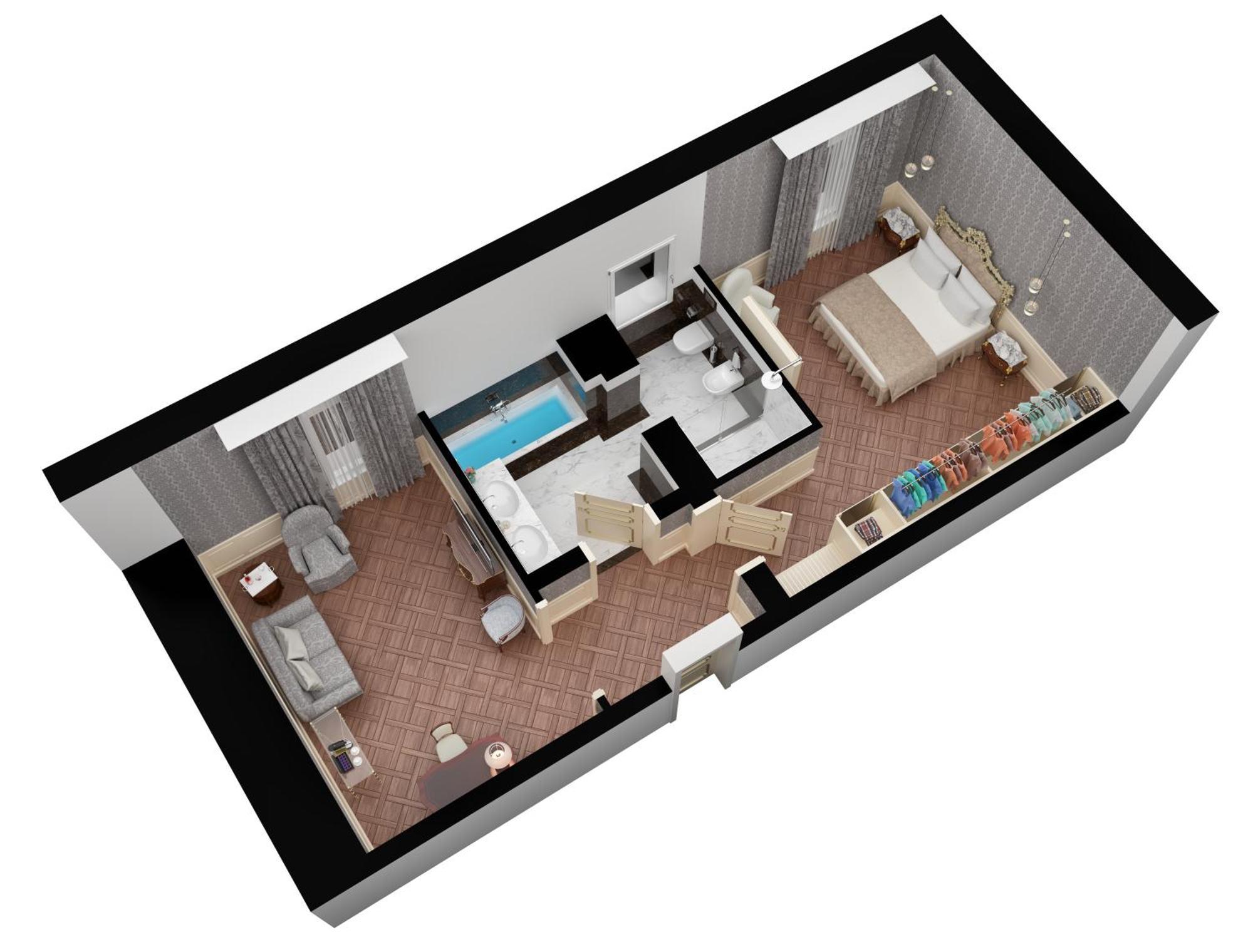 Baglioni Hotel Luna - The Leading Hotels Of The World Venezia Esterno foto 3D floor plan
