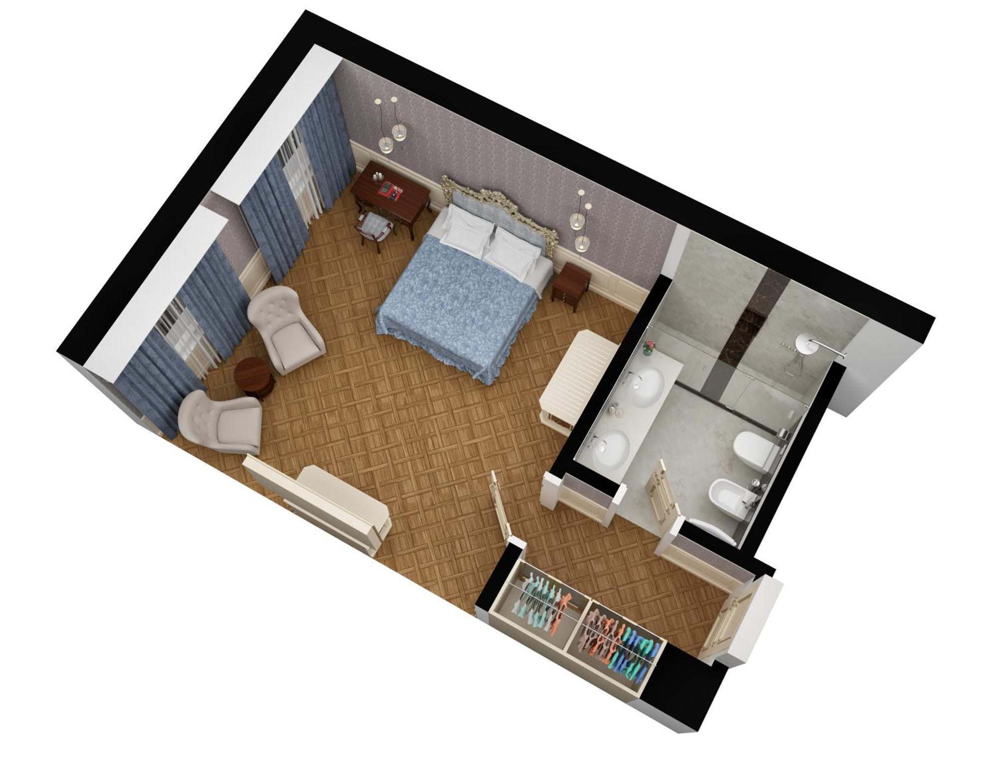 Baglioni Hotel Luna - The Leading Hotels Of The World Venezia Esterno foto A typical micro apartment layout
